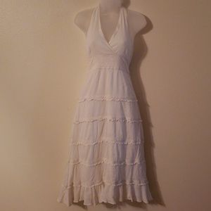 Adorable halter top bohemian dress